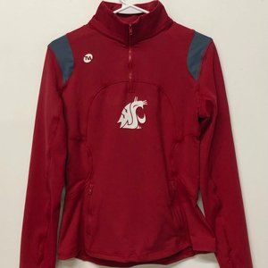 WSU Cougars Women’s 1/4 Zip Yoga Track Jacket (Size Small) Only One Ever Made!